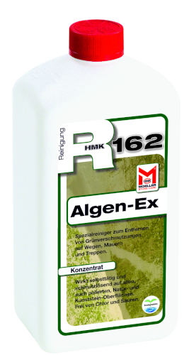 Au&szlig;enreinigung von Naturstein und Fliesen - selbstt&auml;tige Wirkung mit HMK R162 Algen-ex von MoellerStoneCare